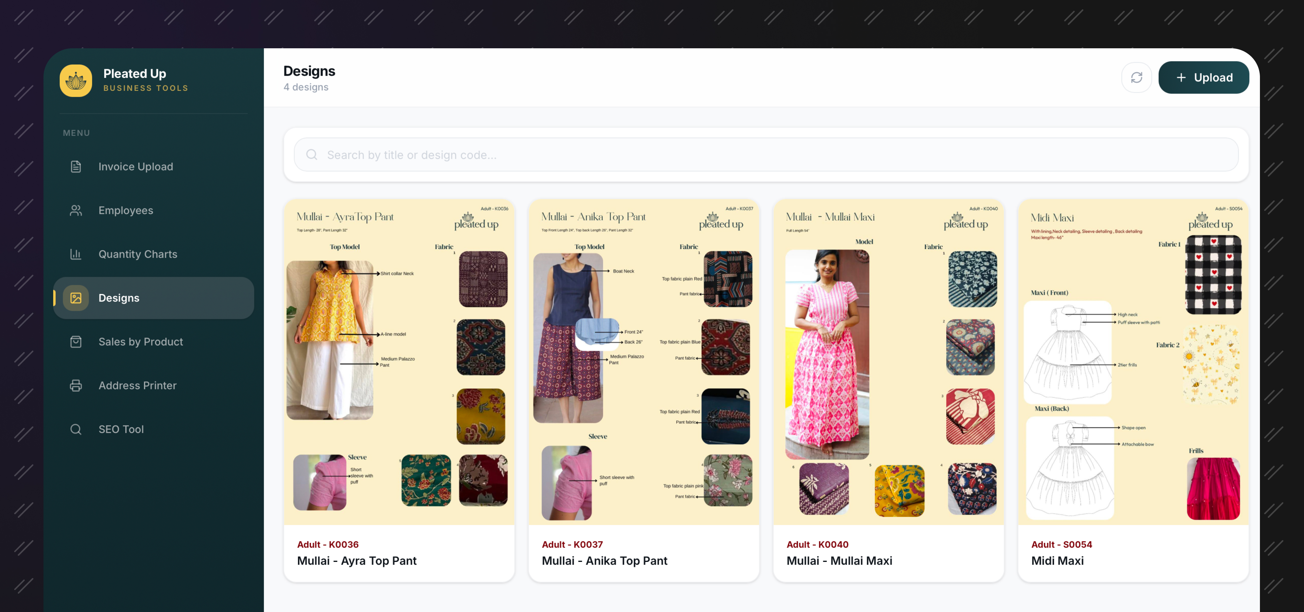 Design asset library